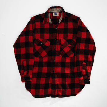 Vintage 60s Red + Black Checkered Plaid Jacket (S/M) | Rebalance Vintage.