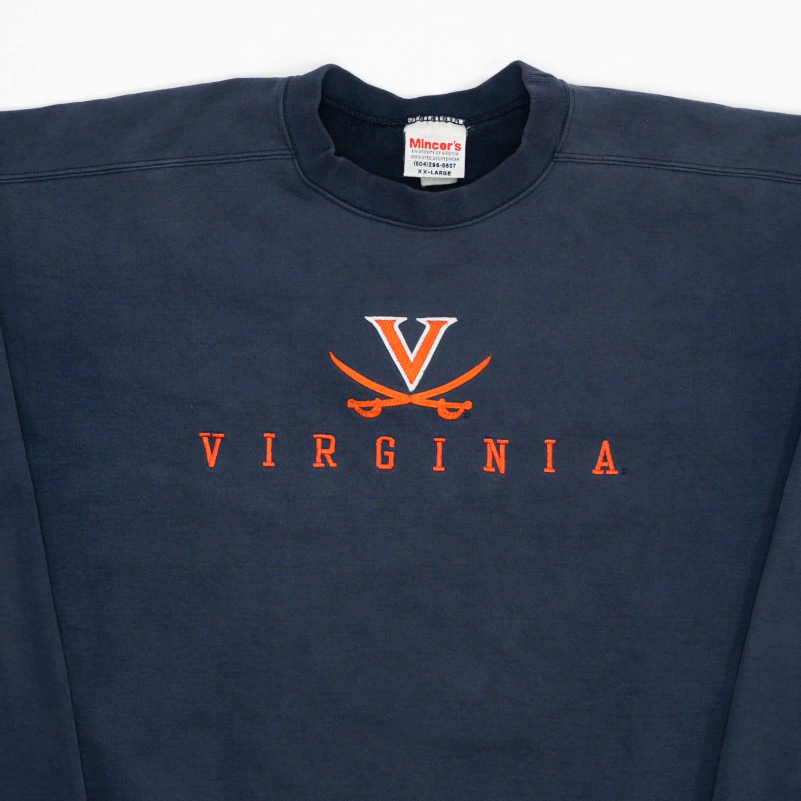 Vintage Blue Virginia University Crewneck (XL) | Rebalance Vintage.