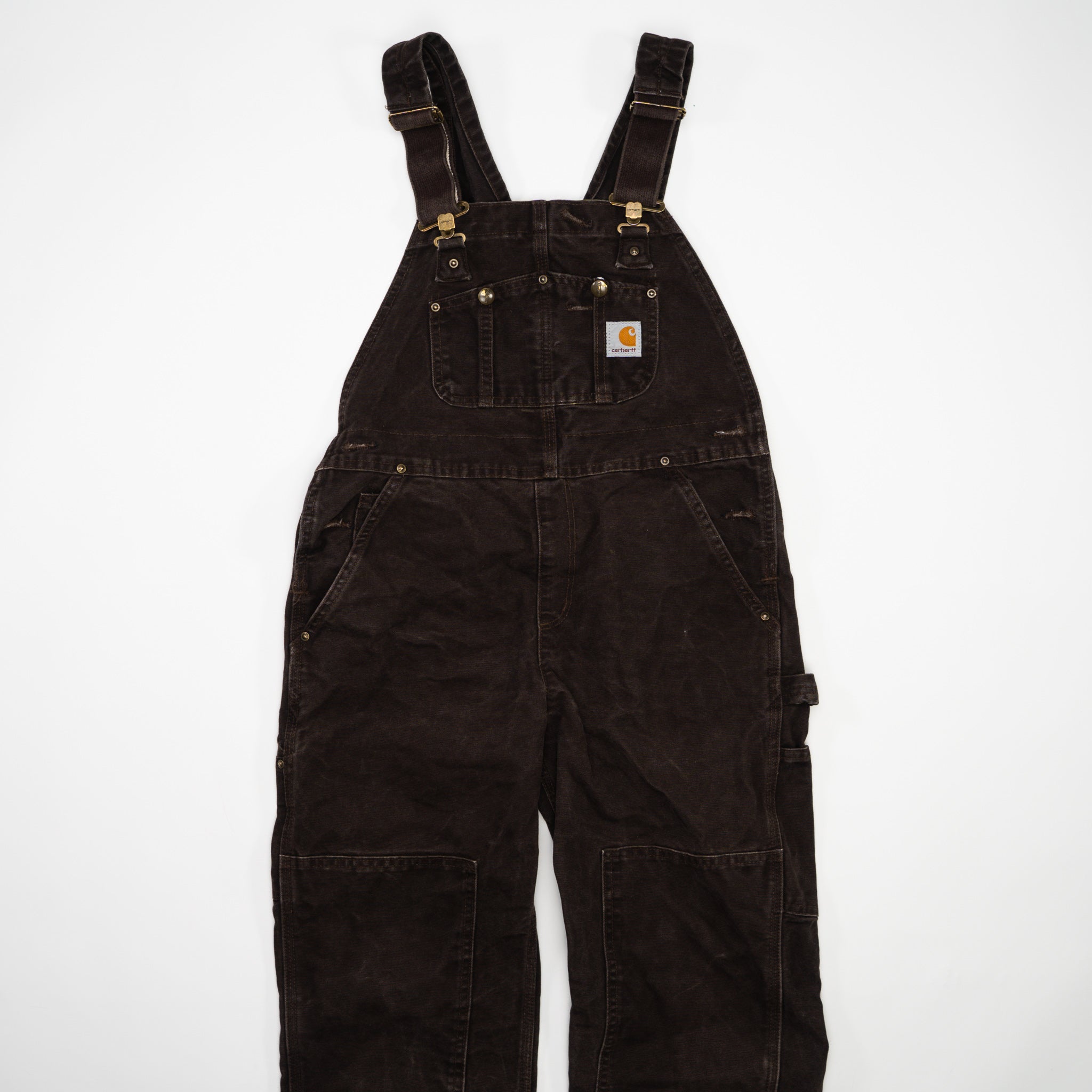 Vintage Brown Carhartt Workwear Overalls (30 x 30)
