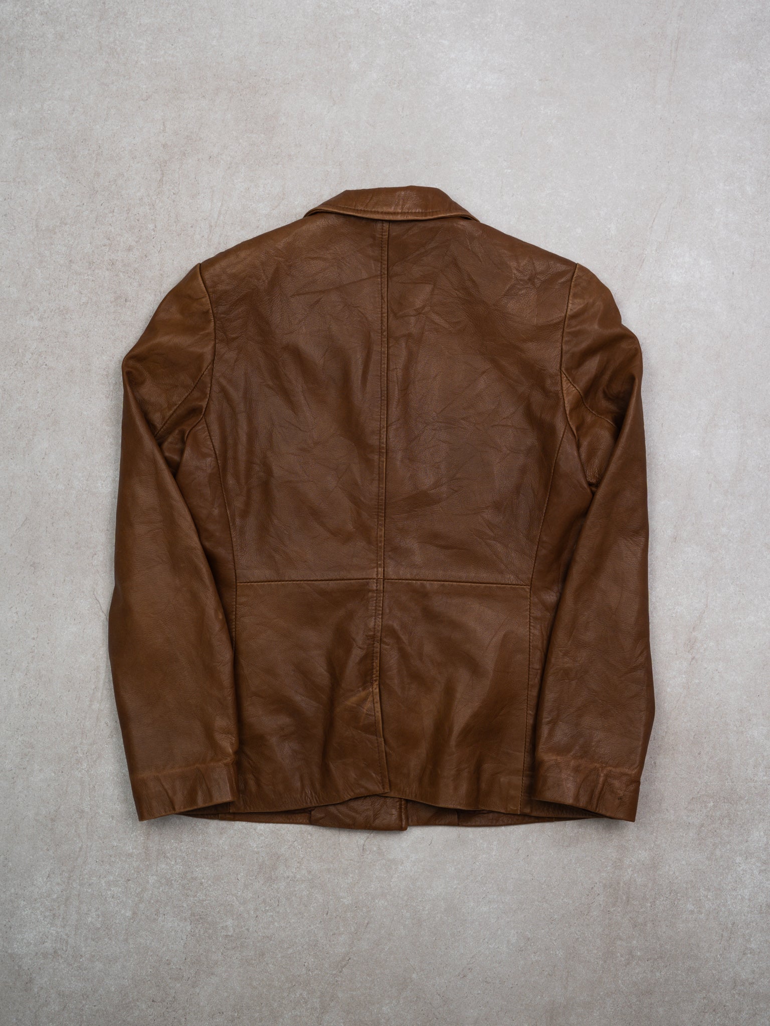 Vintage 80s Brown Danier Leather Jacket (S)