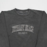 Vintage Washed Grey Bethany Beach Delaware Crewneck (M)