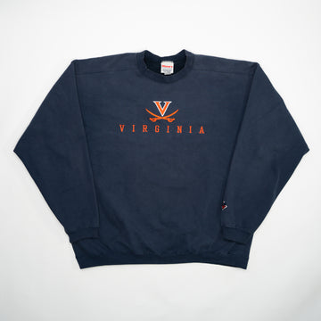 Vintage Blue Virginia University Crewneck (XL) | Rebalance Vintage.