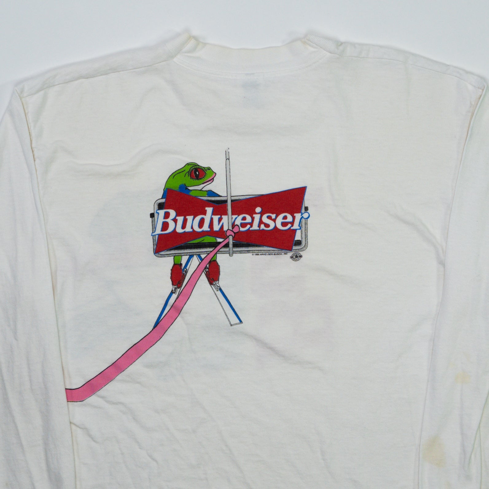 Vintage 90s Budweiser Frog Long Sleeve (M)