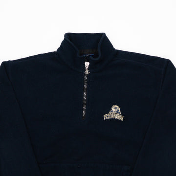 Vintage Navy Pittsburgh Panthers Champion ¼ Fleece Sweater (XL) | Rebalance Vintage.