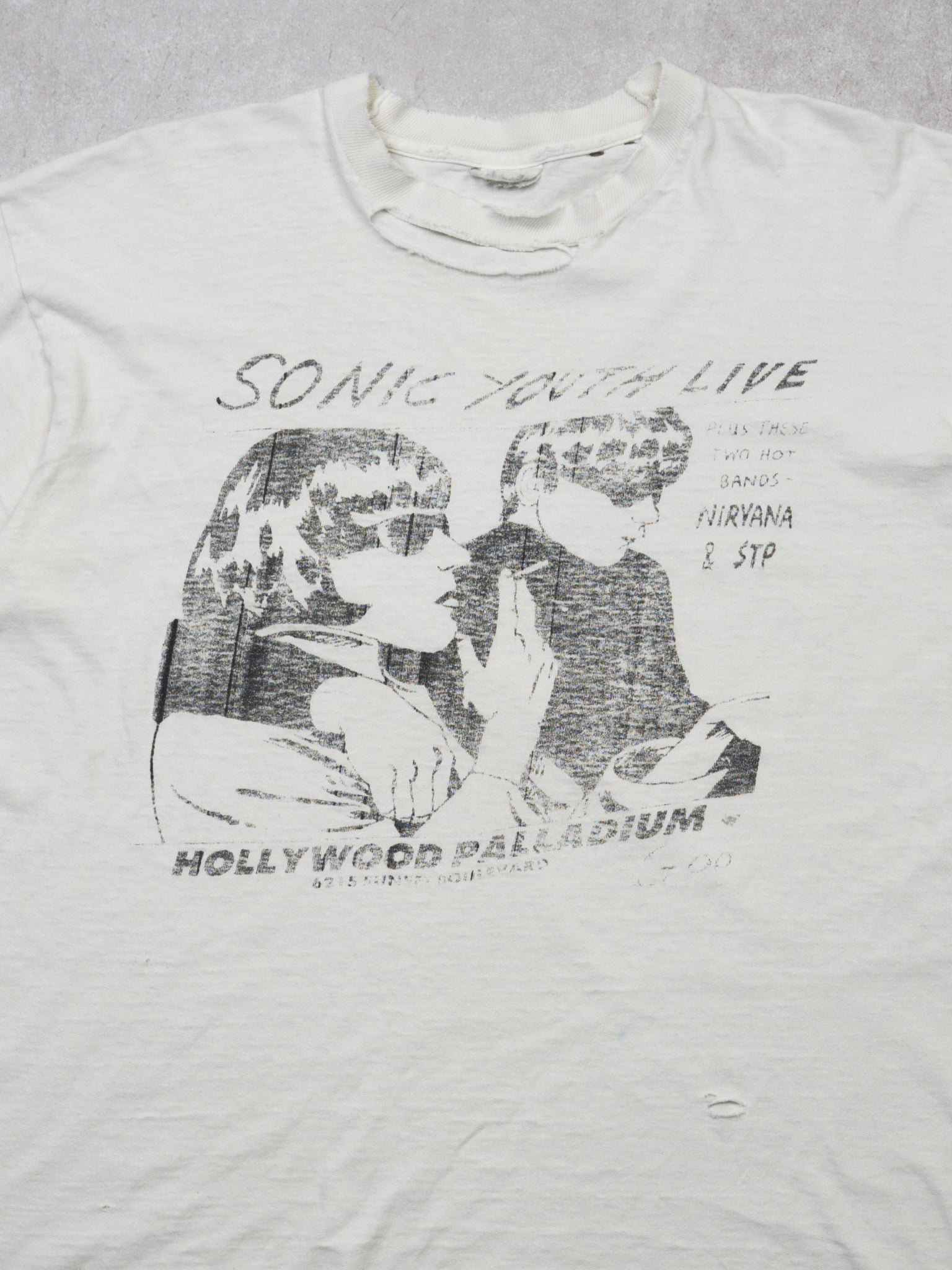 Vintage RARE '95 Rugged Authentic Sonic Youth Live Tee (M)