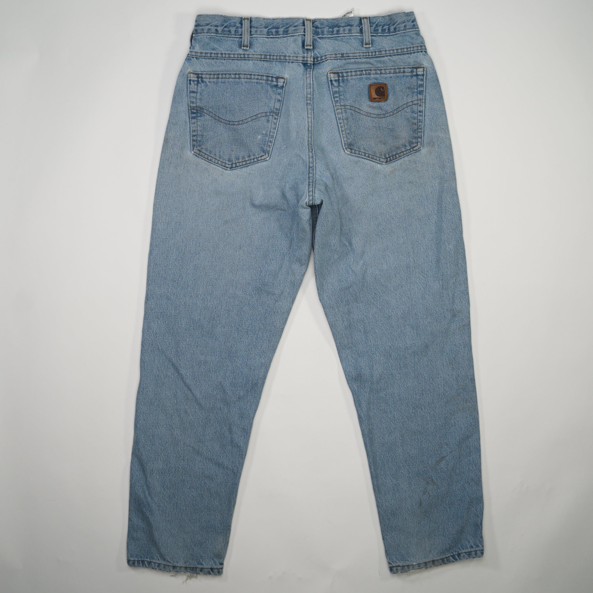 Vintage 90s Rugged Light Blue Carhartt Jeans (33 x 30)