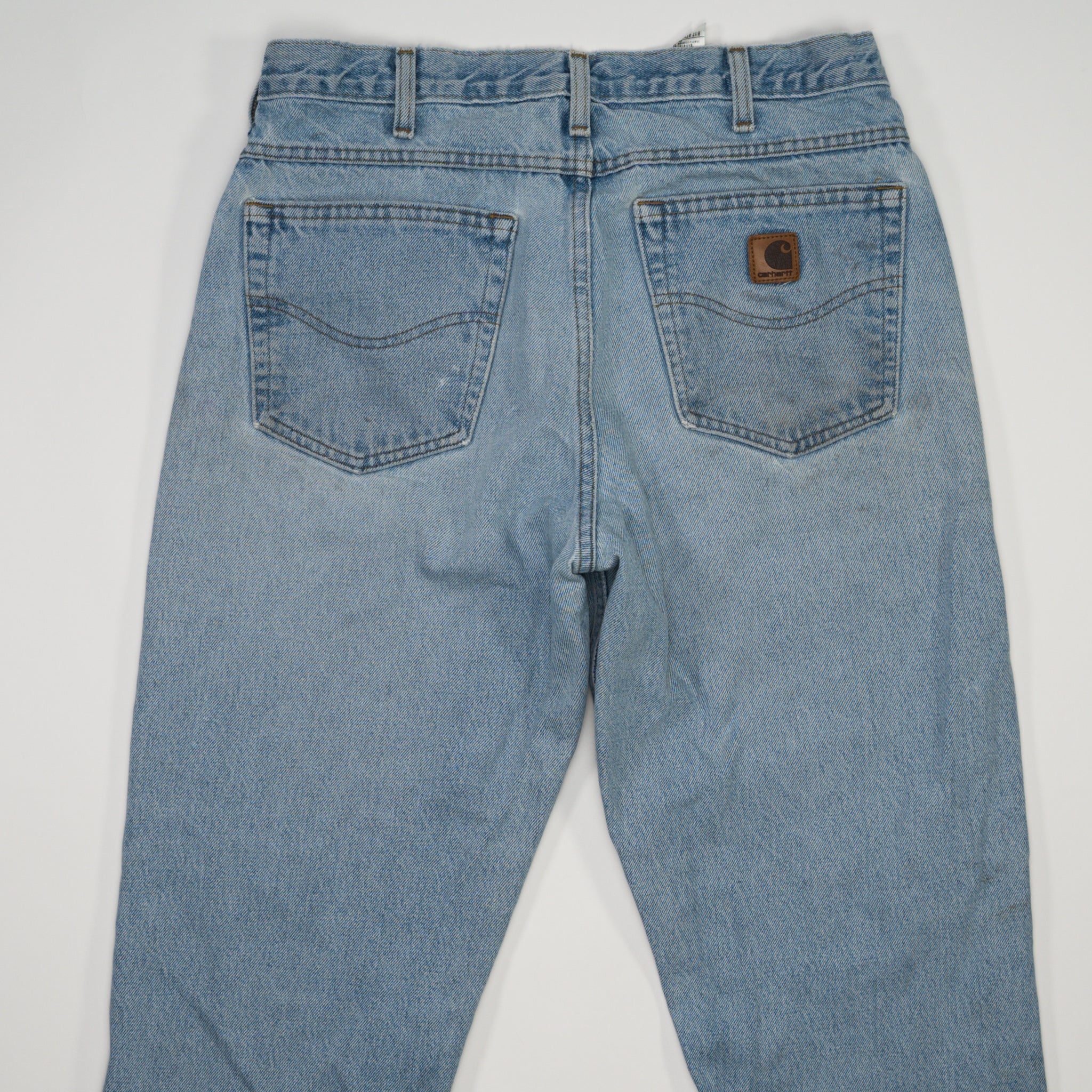 Vintage 90s Rugged Light Blue Carhartt Jeans (33 x 30)