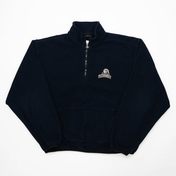 Vintage Navy Pittsburgh Panthers Champion ¼ Fleece Sweater (XL) | Rebalance Vintage.