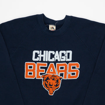 Vintage 90s Blue Chicago Bears Crewneck (M) | Rebalance Vintage.