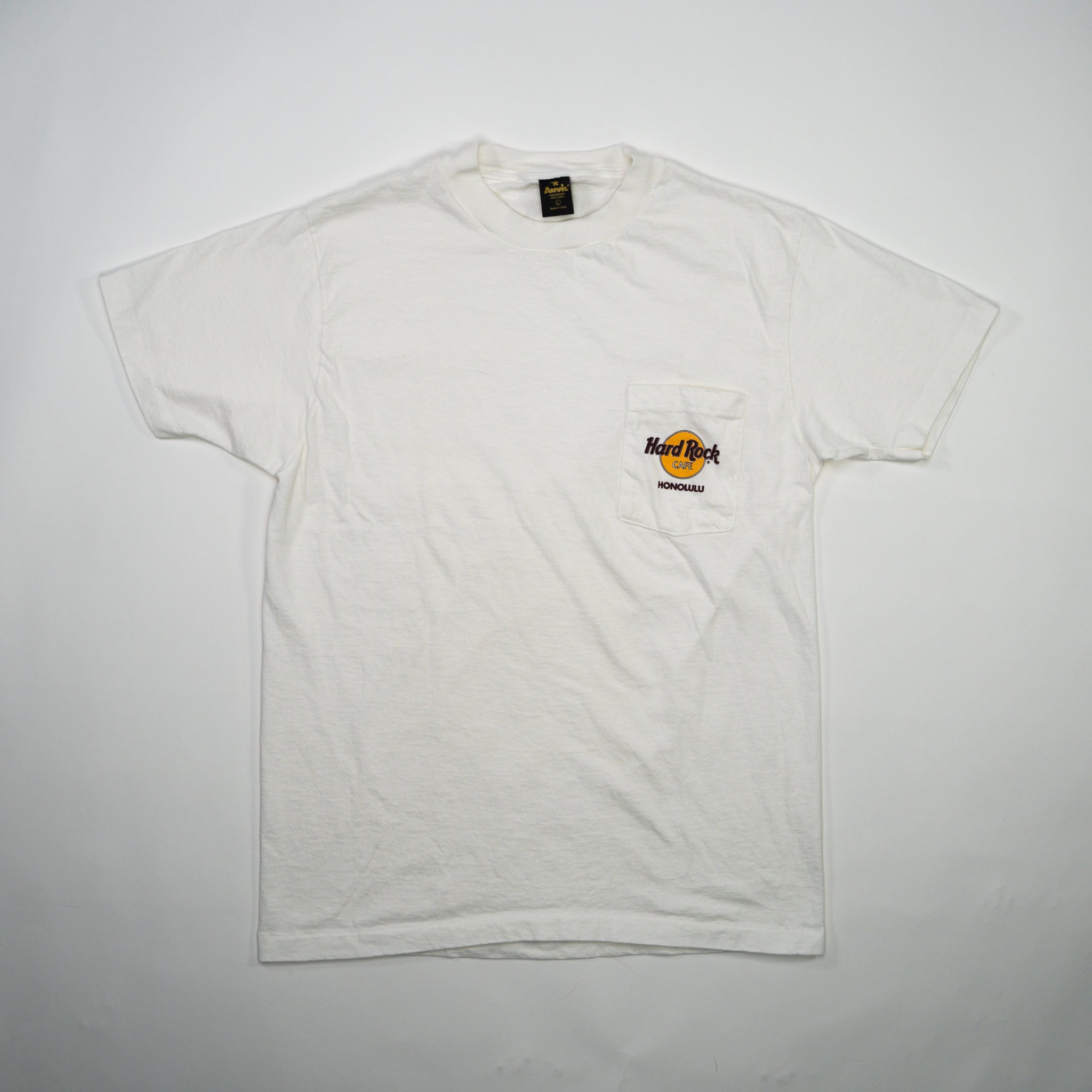 Vintage 90s Hard Rock Cafe Honolulu Pocket Tee (M)