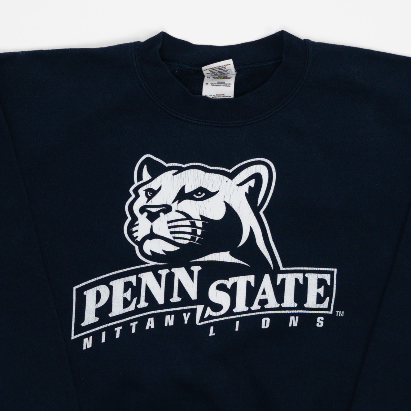 Vintage 90s Navy Penn State Nitany Lions Crewneck (M) | Rebalance Vintage.