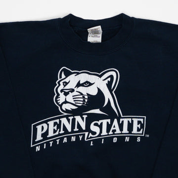 Vintage 90s Navy Penn State Nitany Lions Crewneck (M) | Rebalance Vintage.