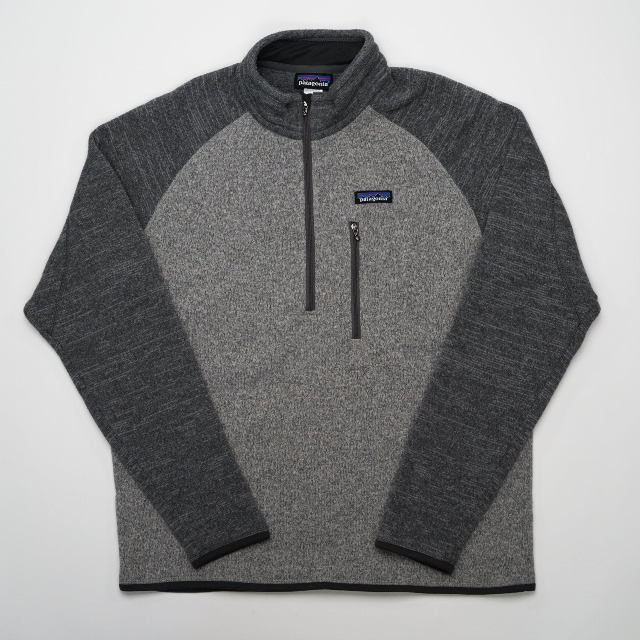 Vintage Grey Patagonia 1/4 Zip Sweater (L) | Rebalance Vintage.
