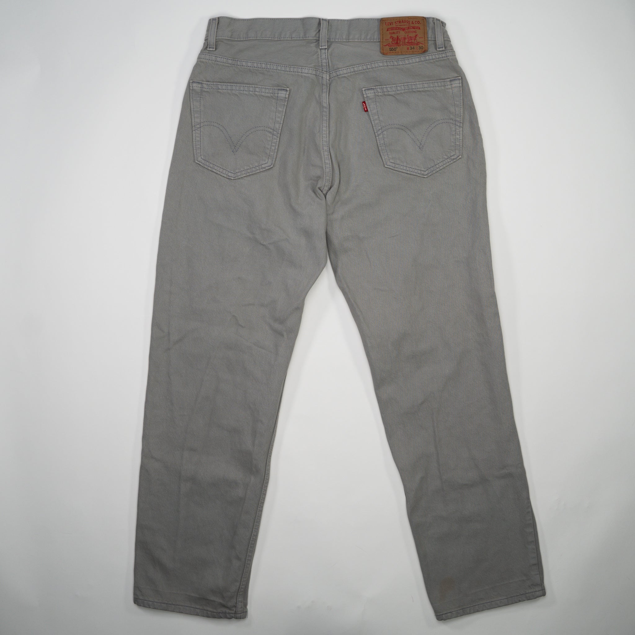 Vintage Grey Levi 550 Jeans (34 x 30)