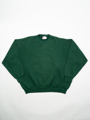 Vintage 90s Green Hanes Heavy Weight Crewneck (XL)