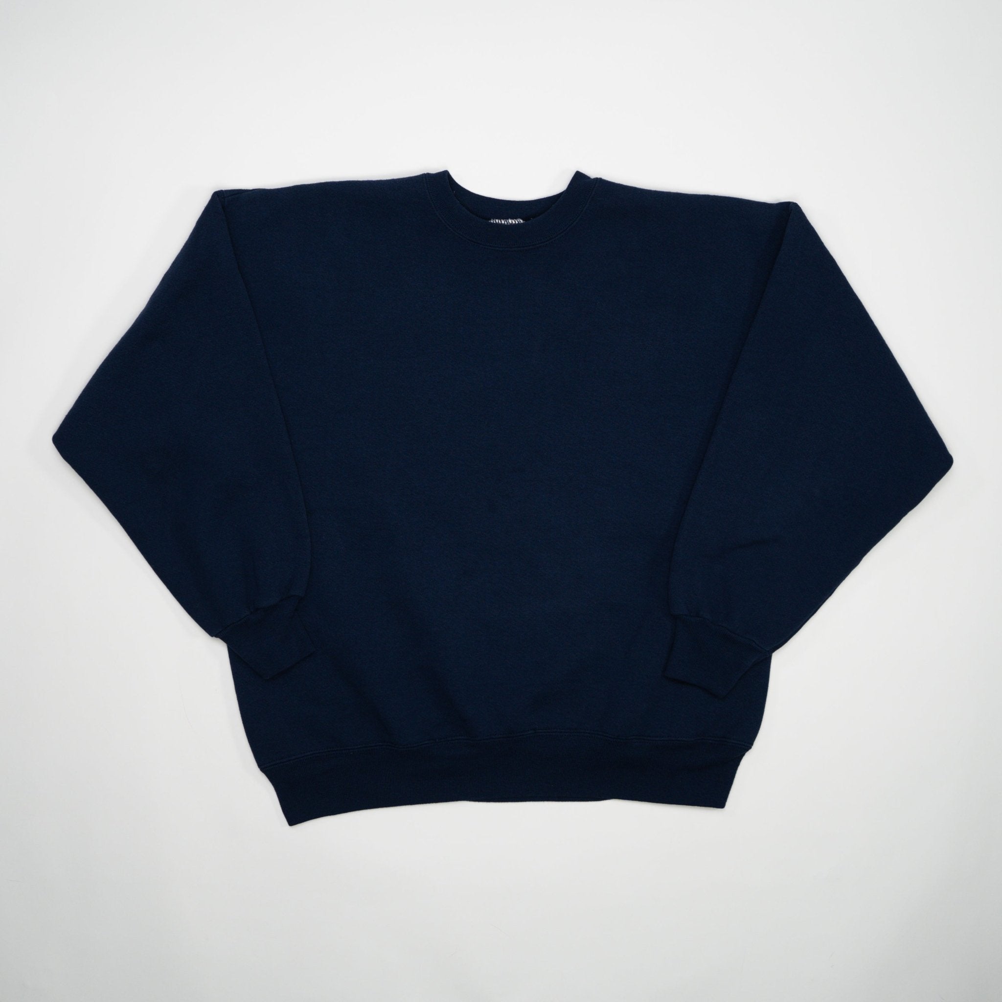 Vintage 90s Royal Blue Blank Hanes Crewneck (M/L) | Rebalance Vintage.