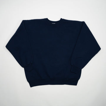 Vintage 90s Royal Blue Blank Hanes Crewneck (M/L) | Rebalance Vintage.