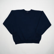 Vintage 90s Royal Blue Blank Hanes Crewneck (M/L)