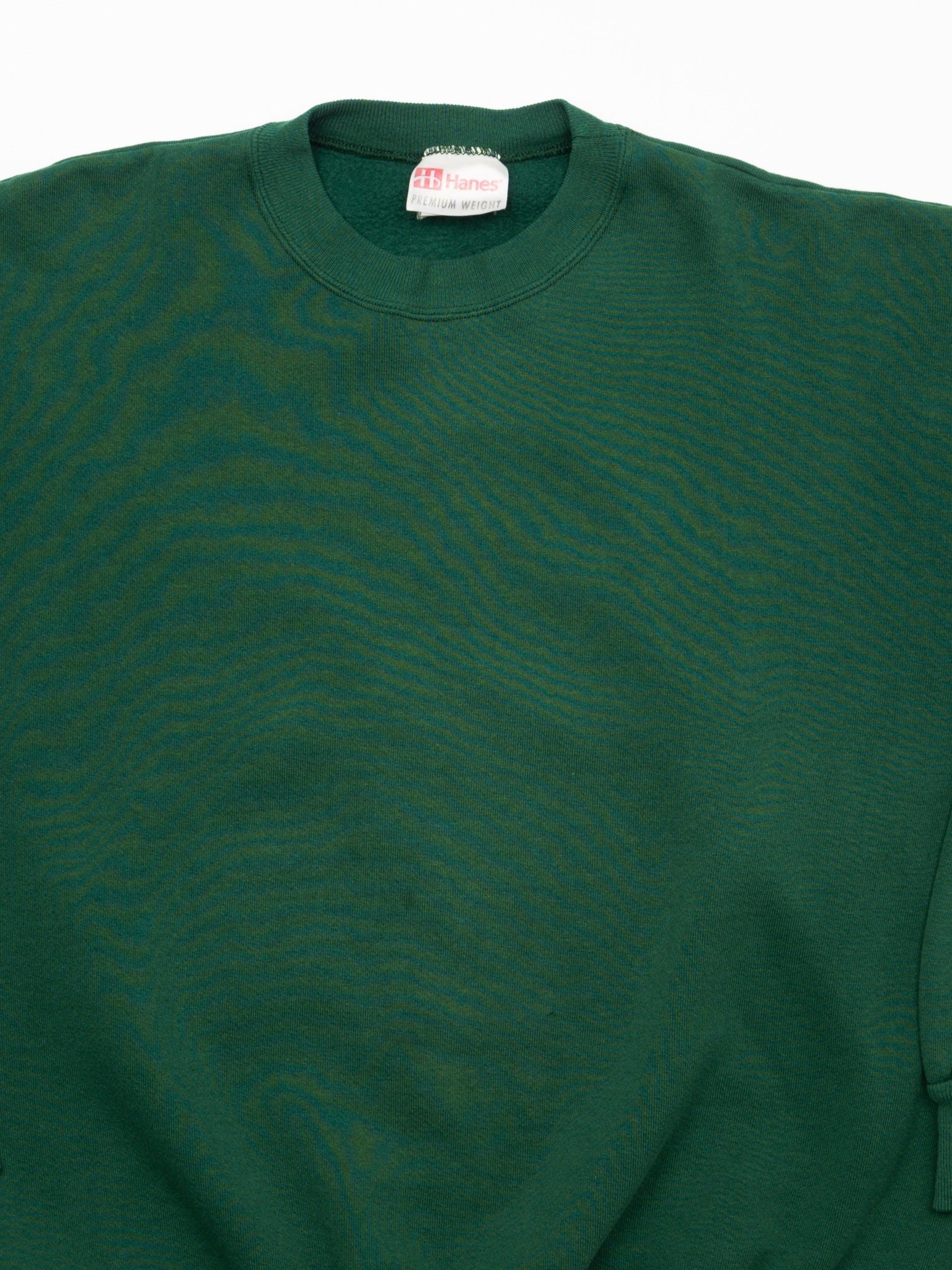 Vintage 90s Green Hanes Heavy Weight Crewneck (XL)