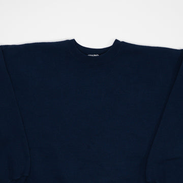 Vintage 90s Royal Blue Blank Hanes Crewneck (M/L) | Rebalance Vintage.
