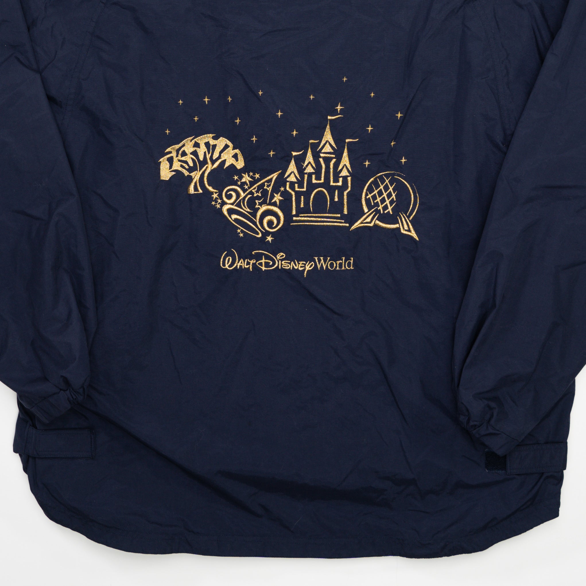 Vintage Navy Walt Disney World Insulated Windbreaker Jacket (XL)