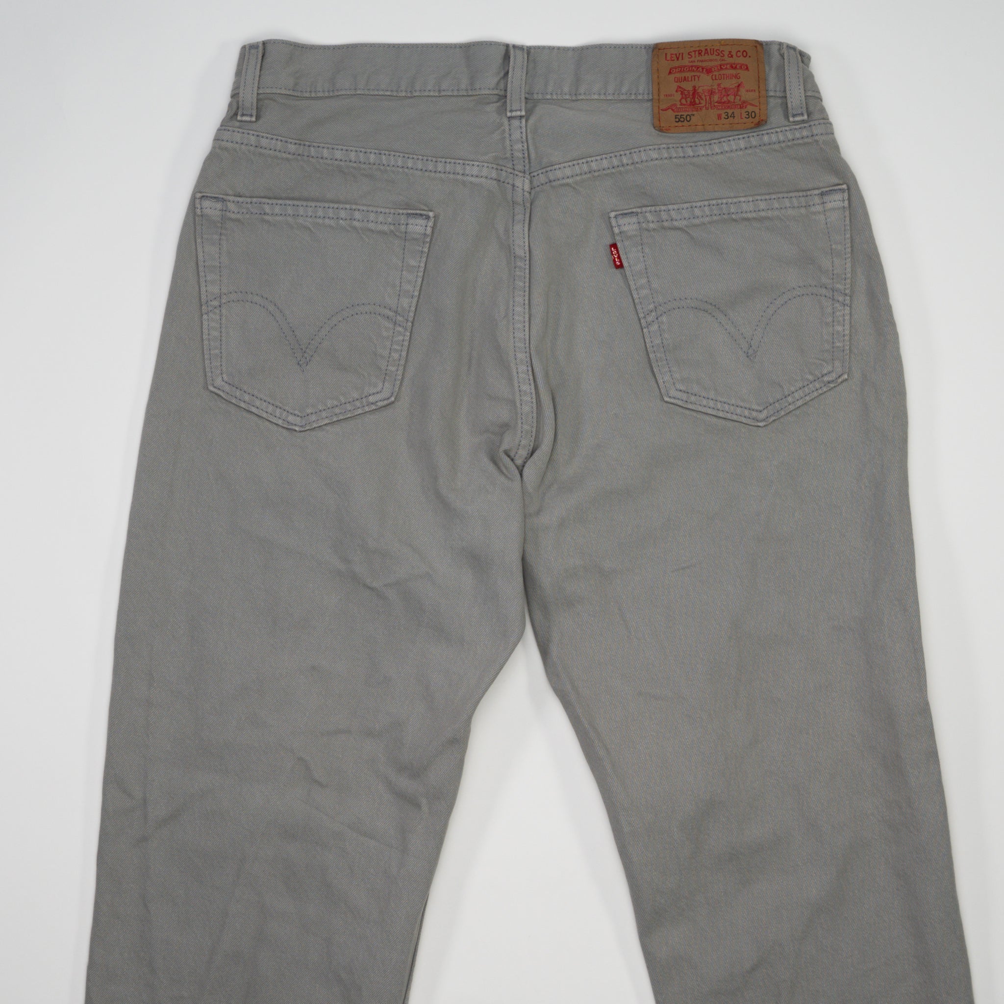 Vintage Grey Levi 550 Jeans (34 x 30)