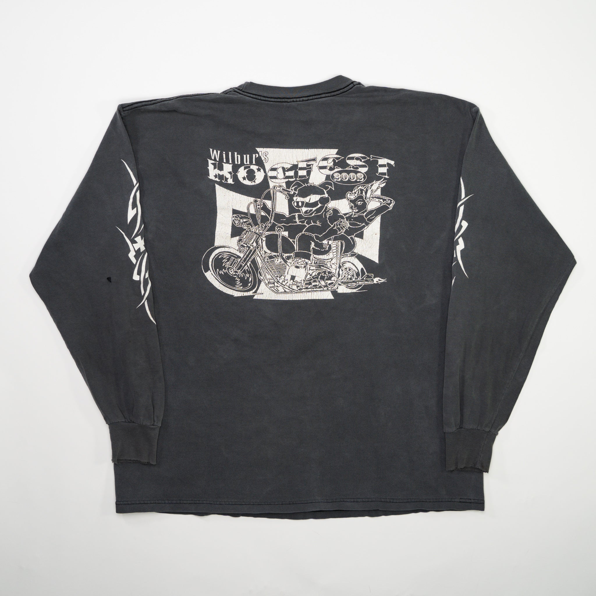 Vintage Grey Wilbur's 3rd Annual Hog Fest Long Sleeve (L)