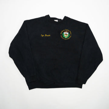 Vintage Black Allegeny County Police GI Crewneck (XL) | Rebalance Vintage.