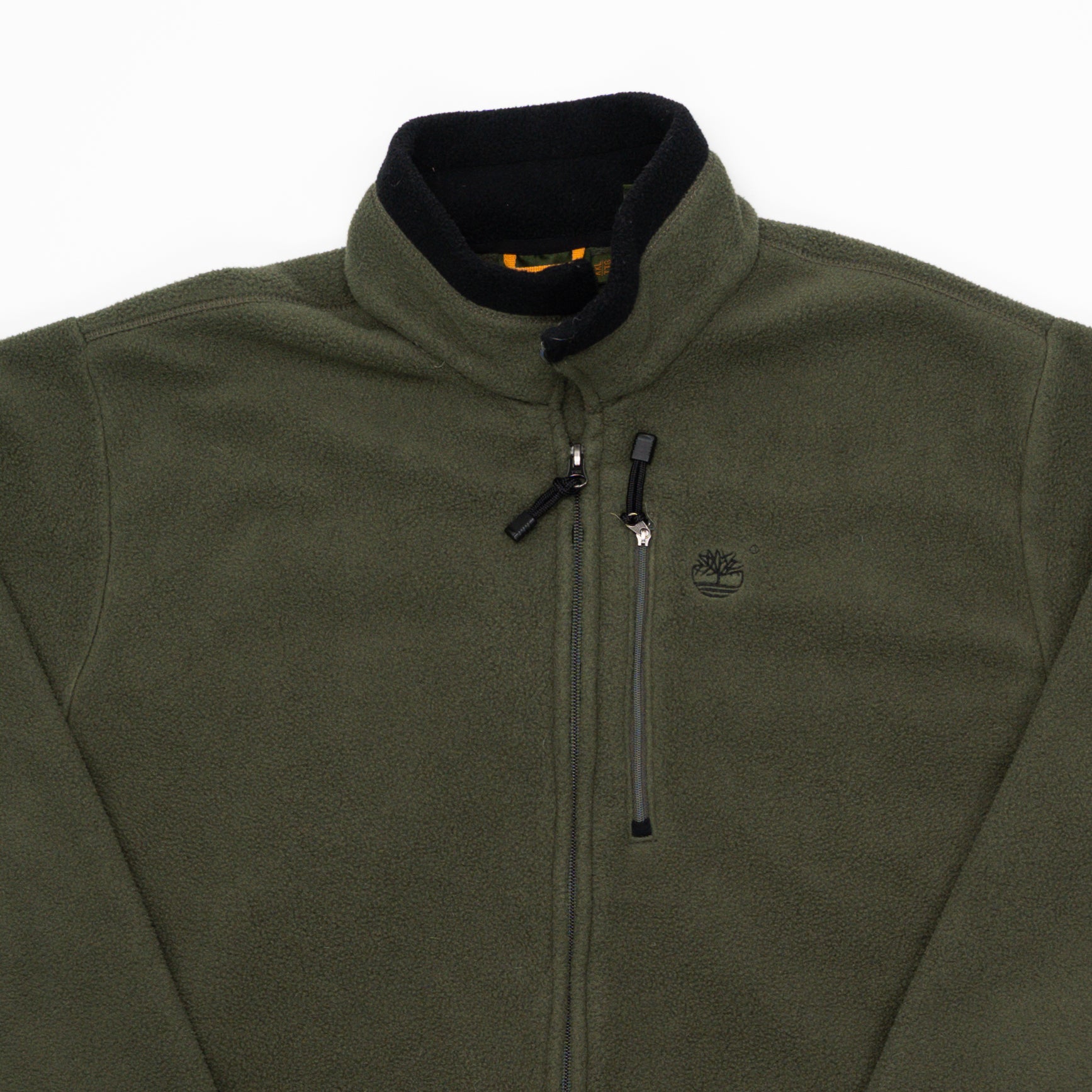 Vintage Green Timberland Zip Up Fleece Sweater (XL) | Rebalance Vintage.
