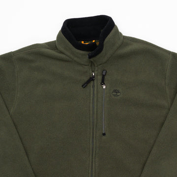 Vintage Green Timberland Zip Up Fleece Sweater (XL) | Rebalance Vintage.