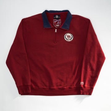 Vintage '04 Roots x Great Britain Olympics Team 1/4 Zip Sweater (XL) | Rebalance Vintage.