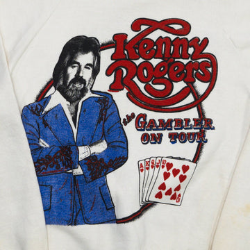 Vintage RARE Kenny Rogers Gambler On Tour Crewneck (M) | Rebalance Vintage.