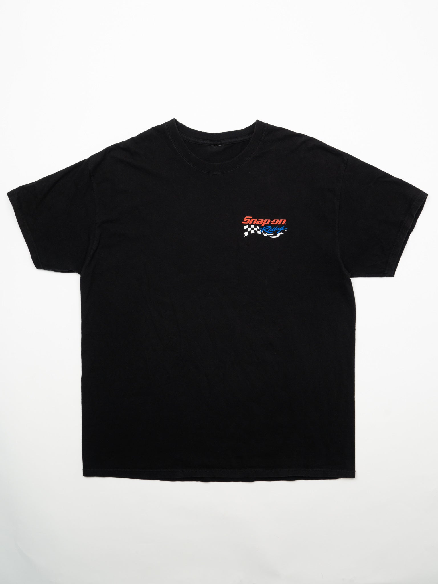 Vintage Black Snap On Racing tee (L)