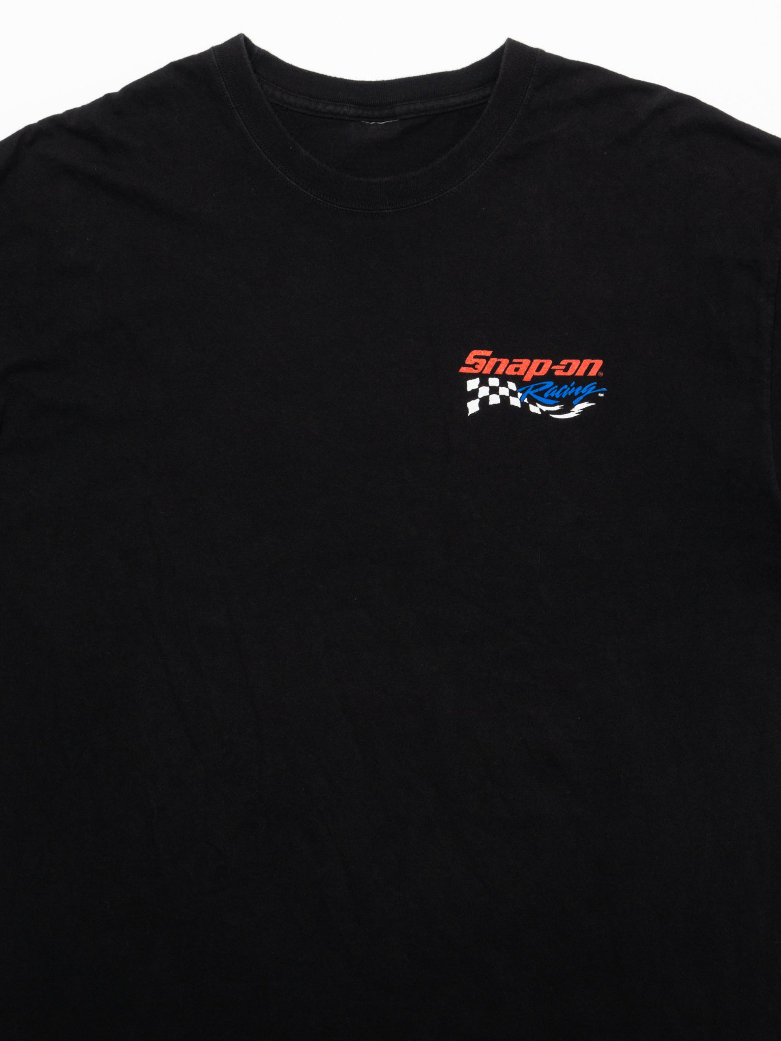 Vintage Black Snap On Racing tee (L)