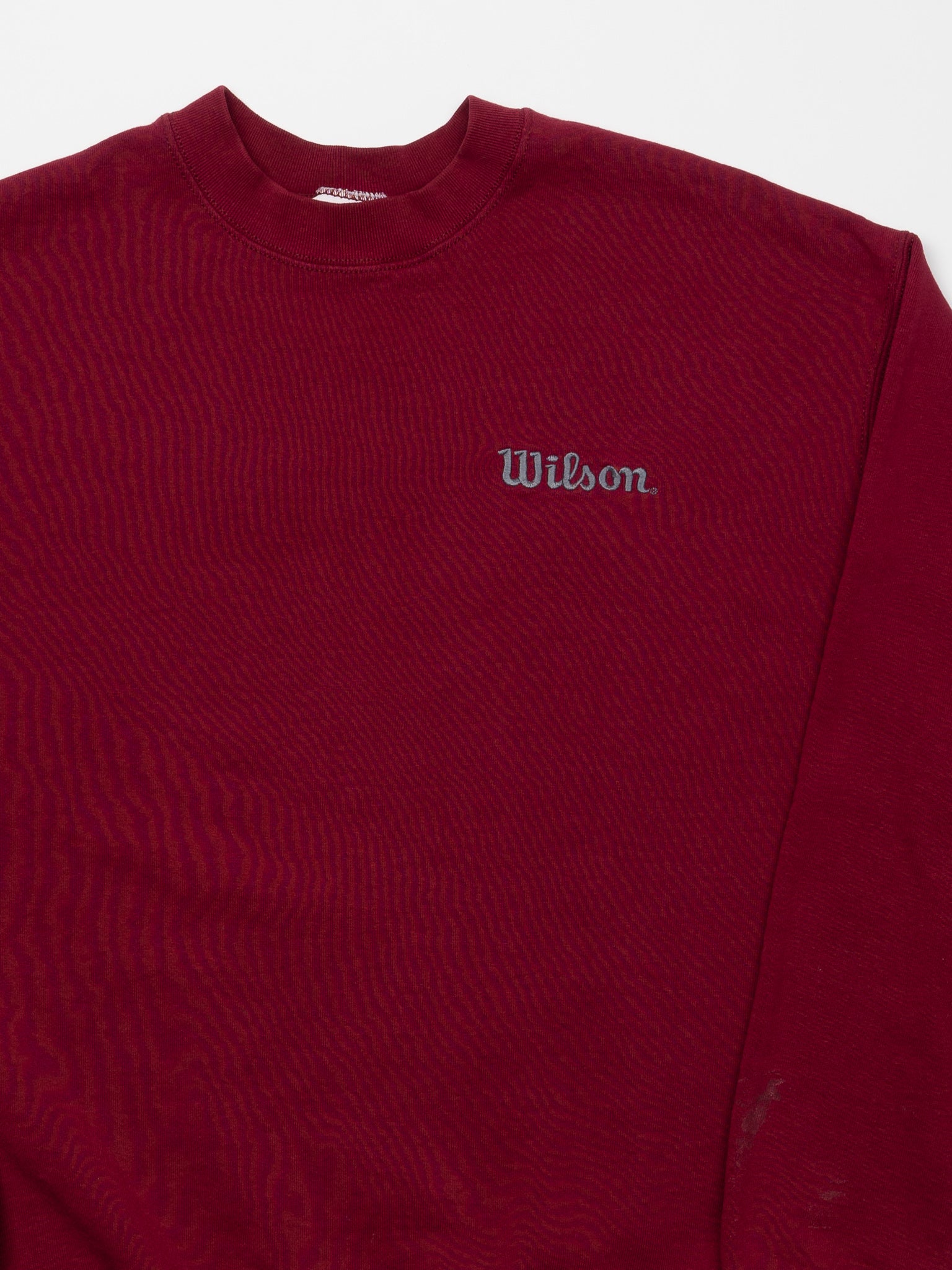 Vintage 90s Maroon Wilson Crewneck (L)