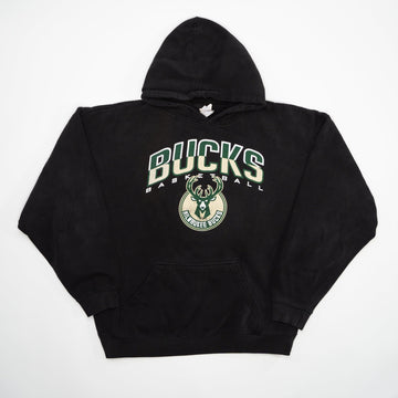 Vintage Black Bucks NBA Basketball Hoodie (XL) | Rebalance Vintage.