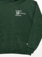 Vintage 90s Green Hulbert Outdoor Center Russell Athletics Hoodie (M)