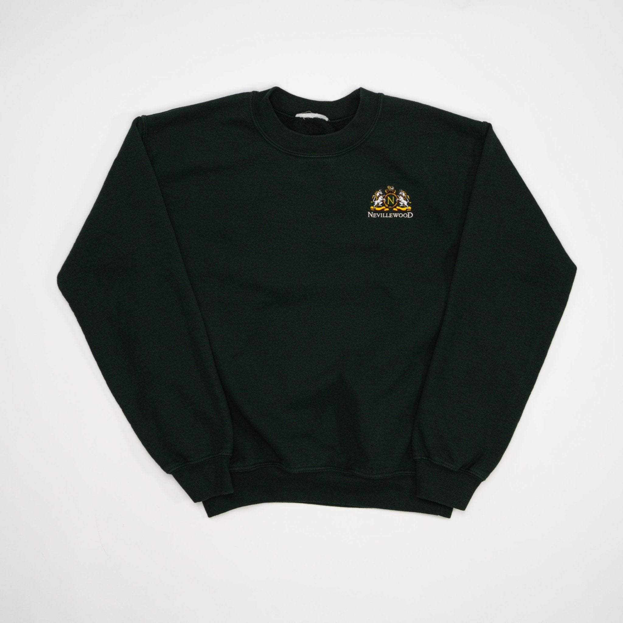 Vintage Green Nevillewood Embroidered Crewneck (S) | Rebalance Vintage.