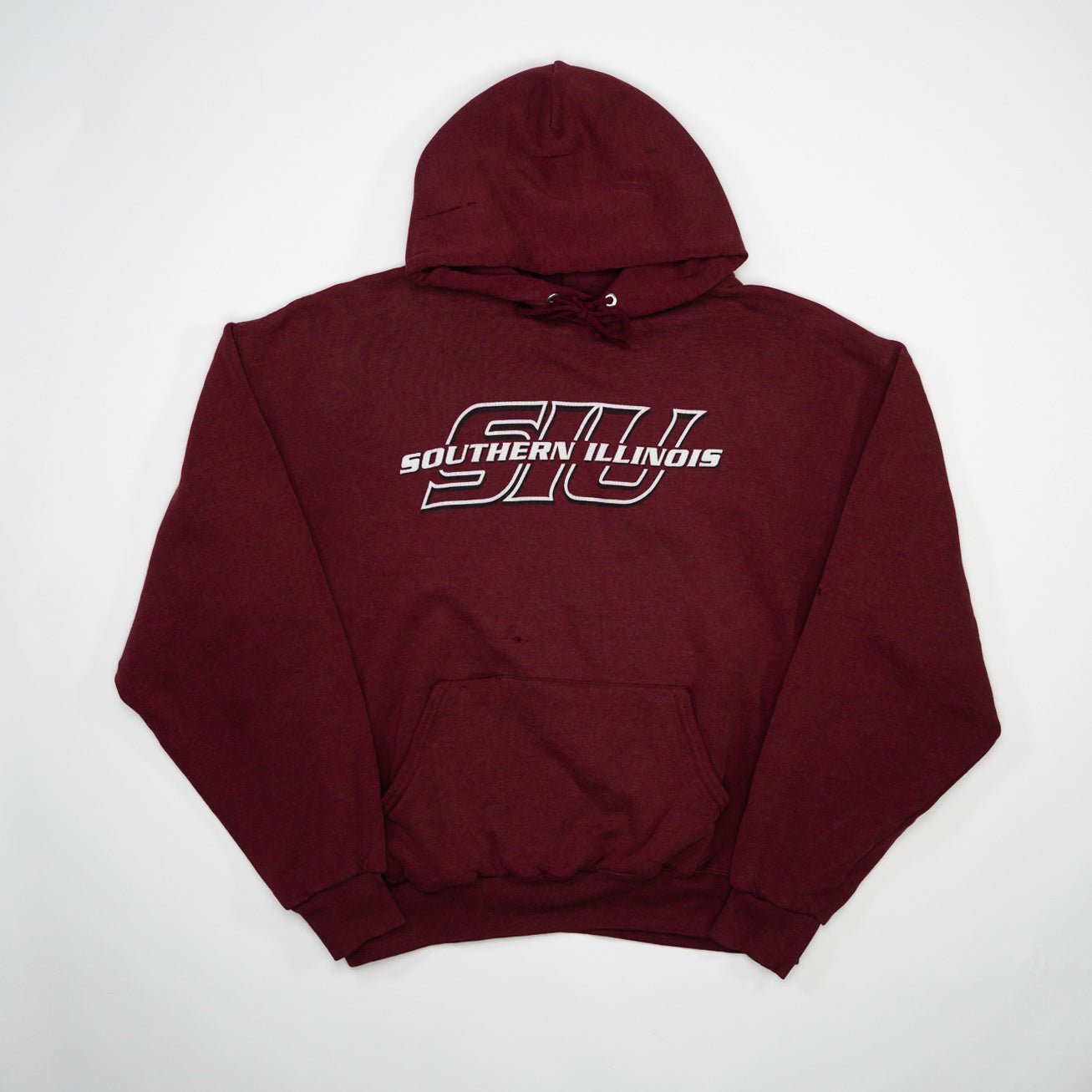 Vintage 90s Maroon Southern Illinois University Hoodie (M)