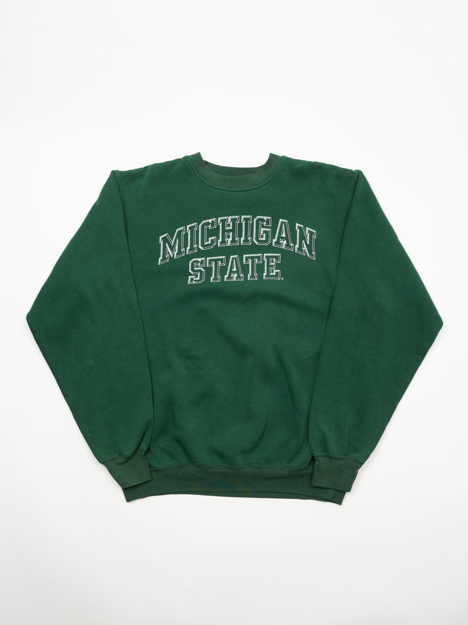 Vintage 90s Green Michigan State Crewneck (L)