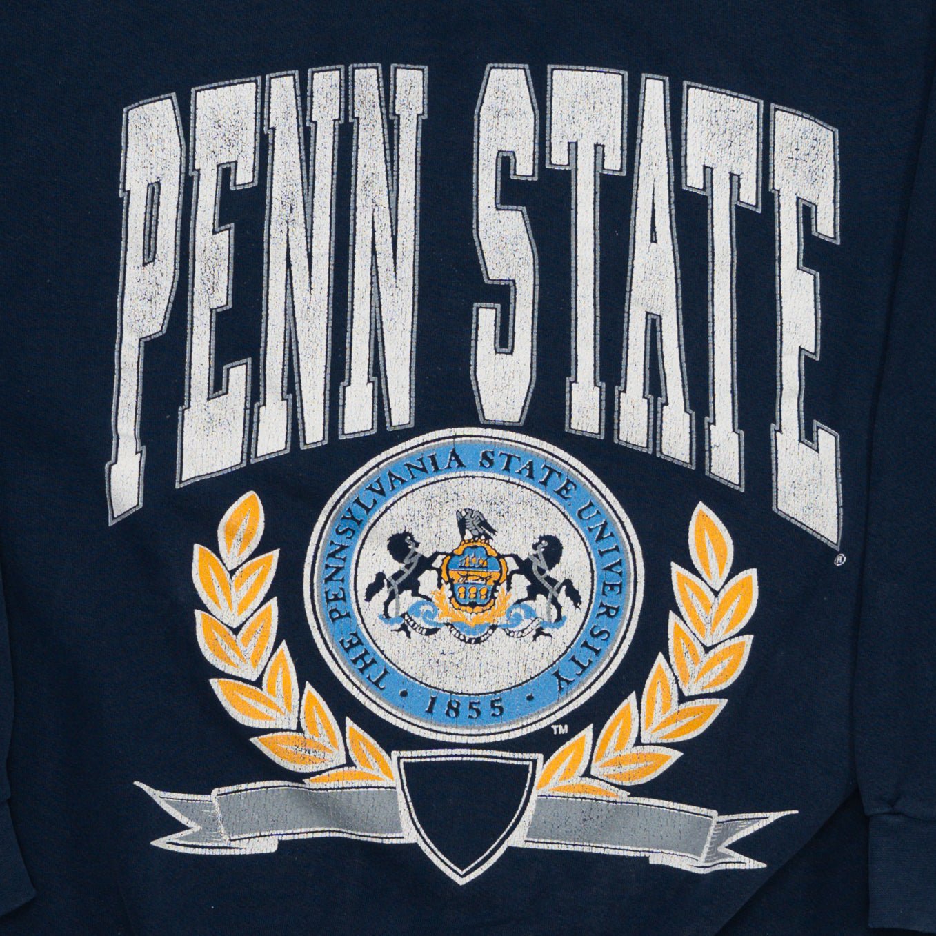 Vintage Blue Penn State Crest Crewneck (L) | Rebalance Vintage.