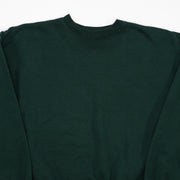 Vintage 90s Forest Green Hanes Cotton Crewneck (L)