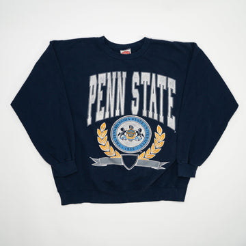 Vintage Blue Penn State Crest Crewneck (L) | Rebalance Vintage.
