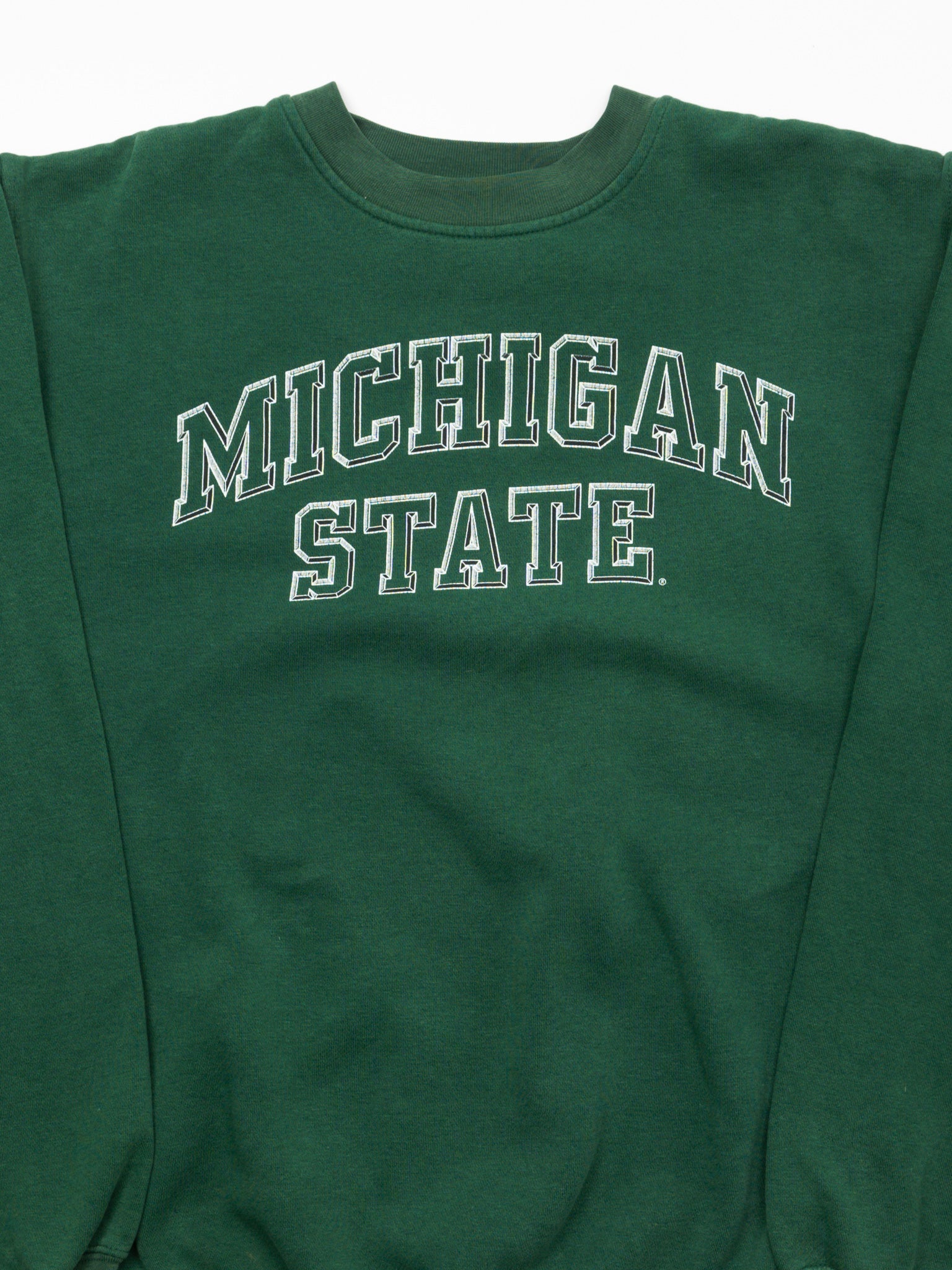 Vintage 90s Green Michigan State Crewneck (L)