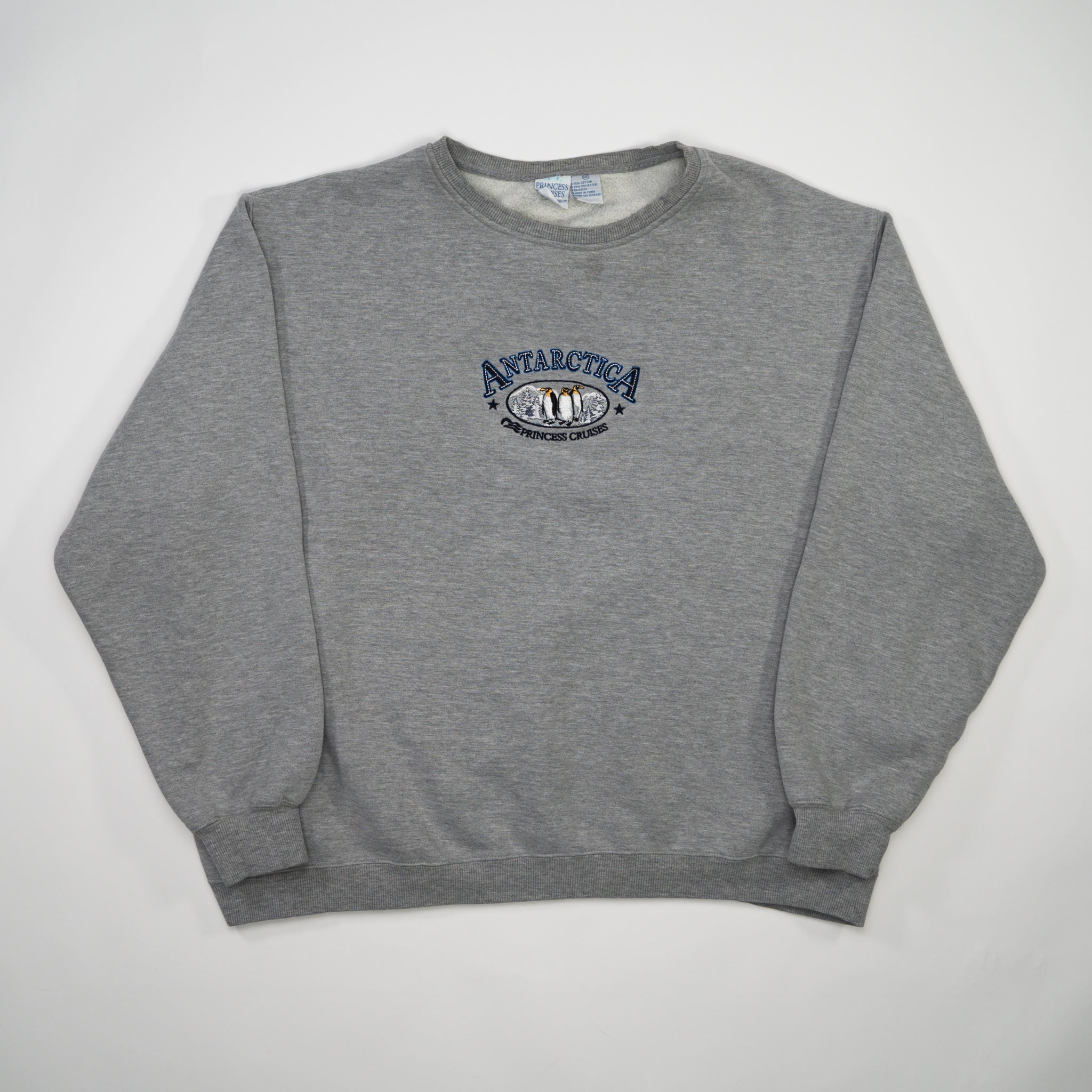 Vintage Grey Antarctica Cruise Crewneck (XL)
