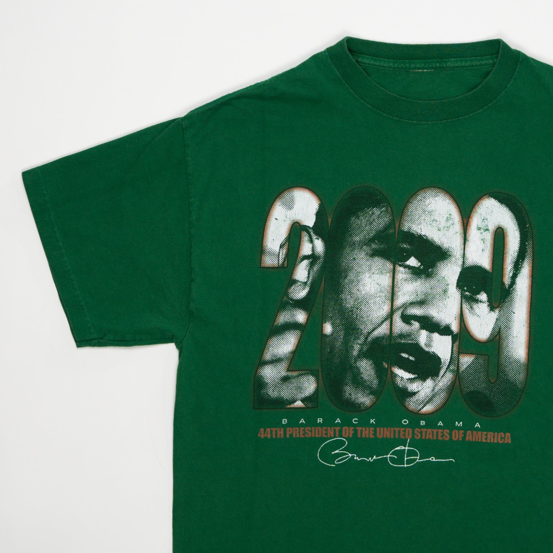 Green '09 Barack Obama President Tee (M) | Rebalance Vintage.
