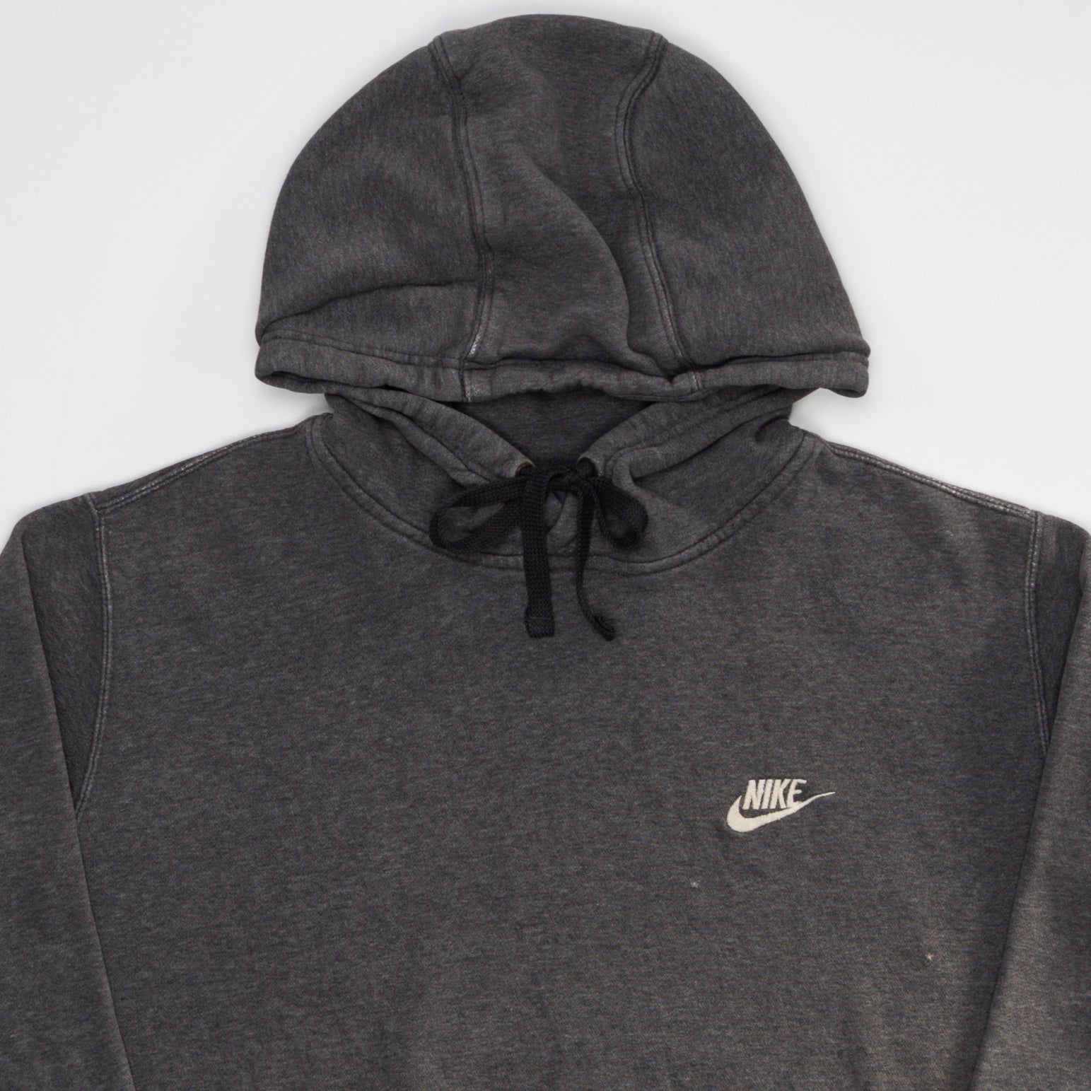 Vintage Dark Grey Nike Essentials Hoodie 3.0 (L) | Rebalance Vintage.