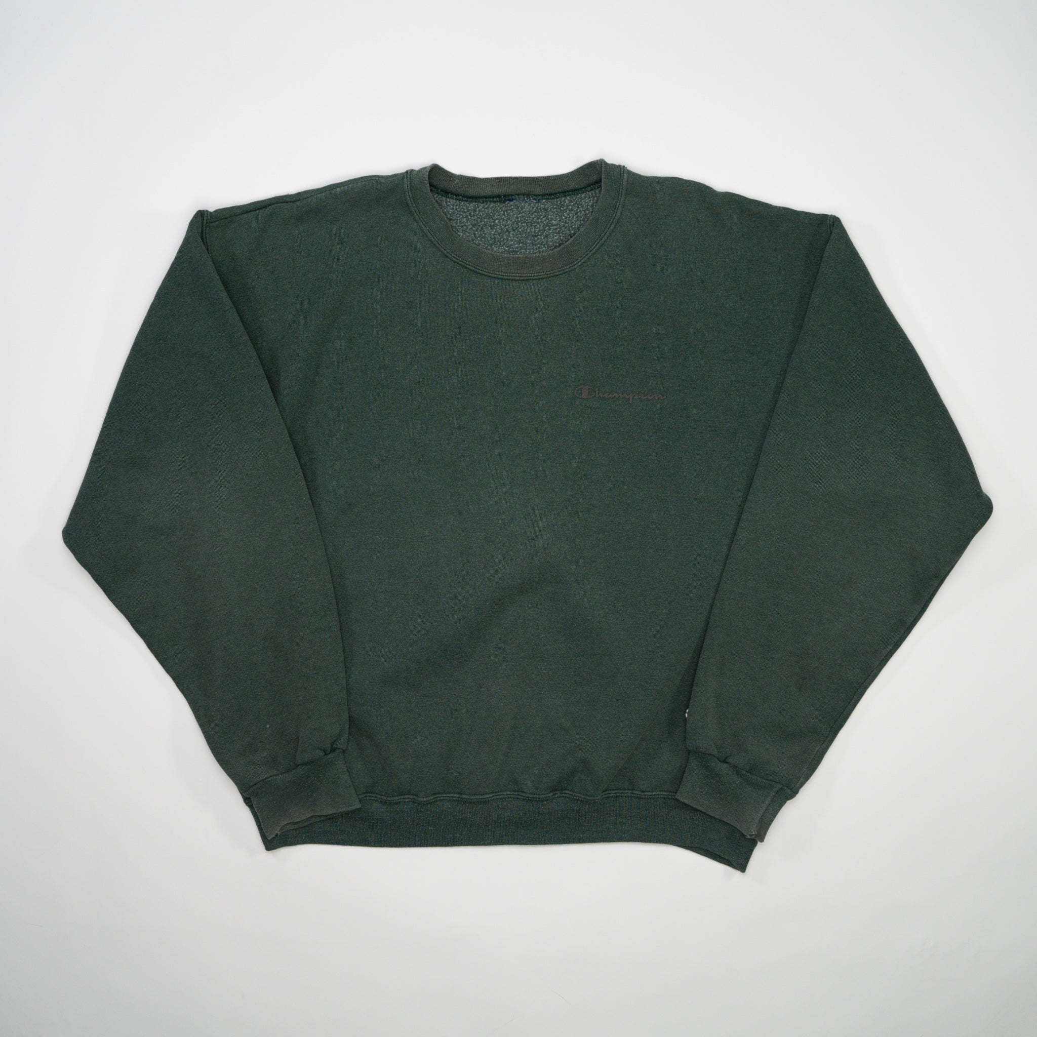 Vintage Washed Green Champion Crewneck (M/L)