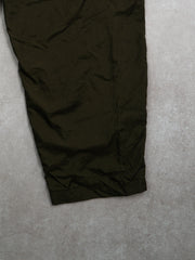 Vintage Army Green Windbreaker Baggy Pants w/ Pockets (32-36)