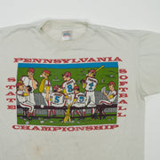 Vintage 80s Pennsylvania State Softball Champ Tee (M)